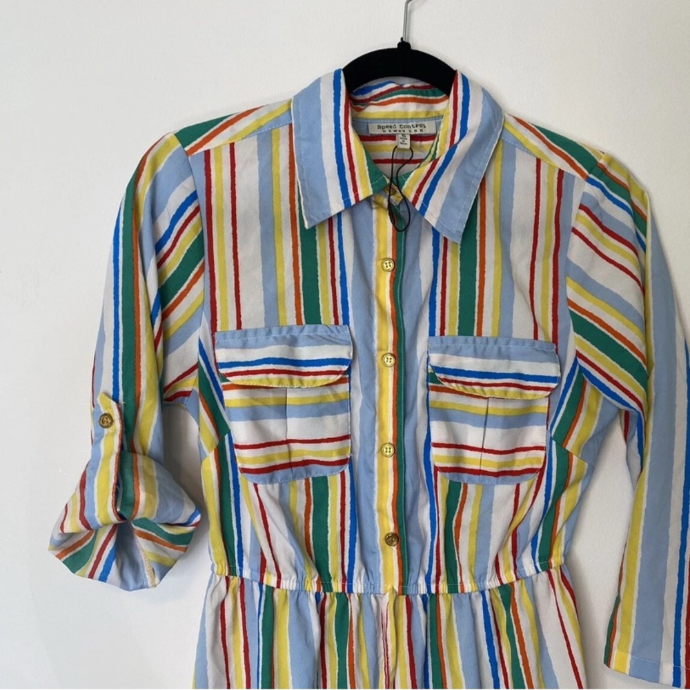 Speed Control Multicolor Striped Dress - Picture 5 of 10